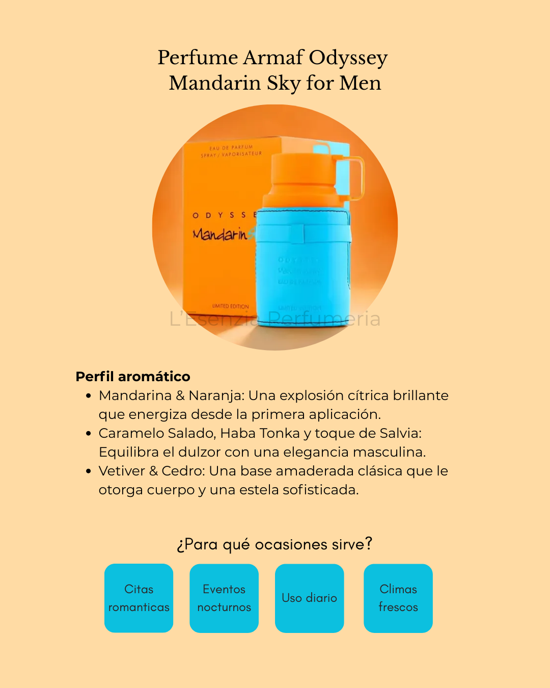 Perfume Armaf Odyssey Mandarin Sky eau de parfum for men