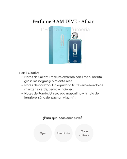Perfume 9 AM DIVE - Afnan