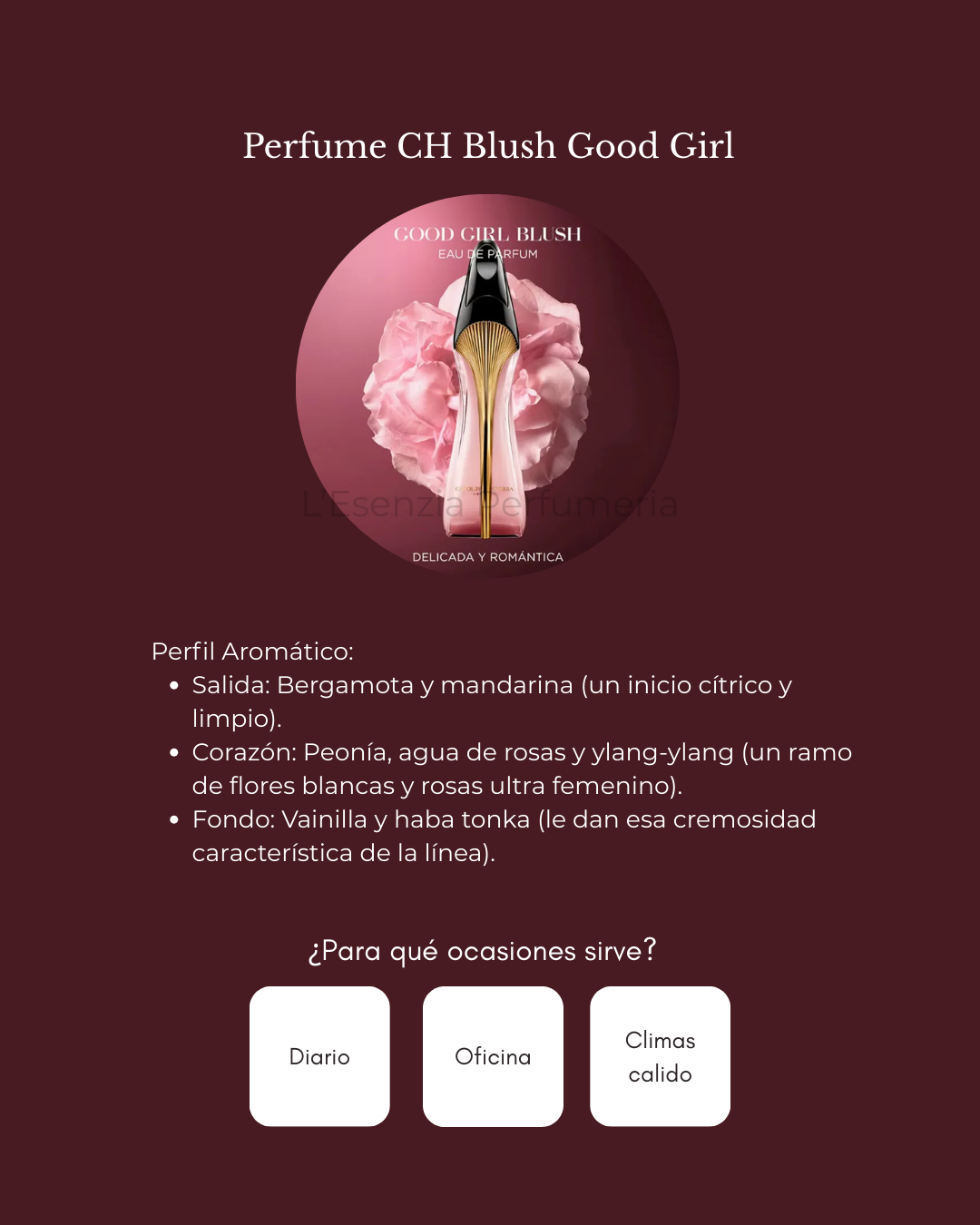Perfume CH Blush Good Girl