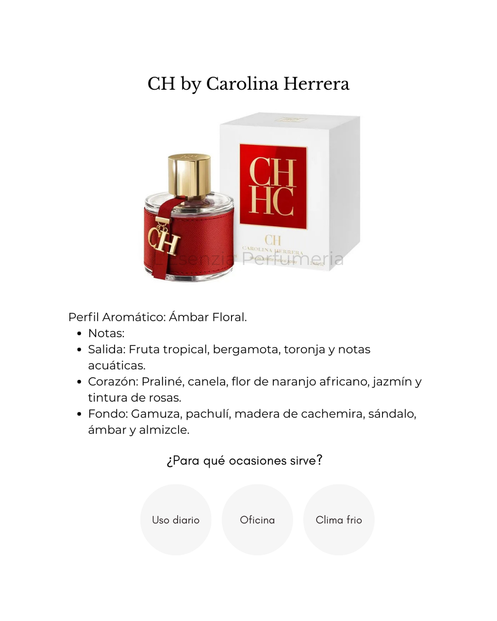Perfume CH by Carolina Herrera