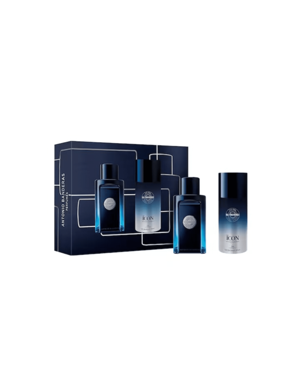 Set de Perfume Hombre Banderas Incluye The Icon Supreme for Men 100 ml + Desodorante Original
