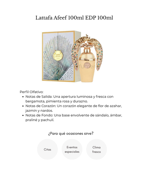 Lattafa Afeef 100ml EDP 100ml