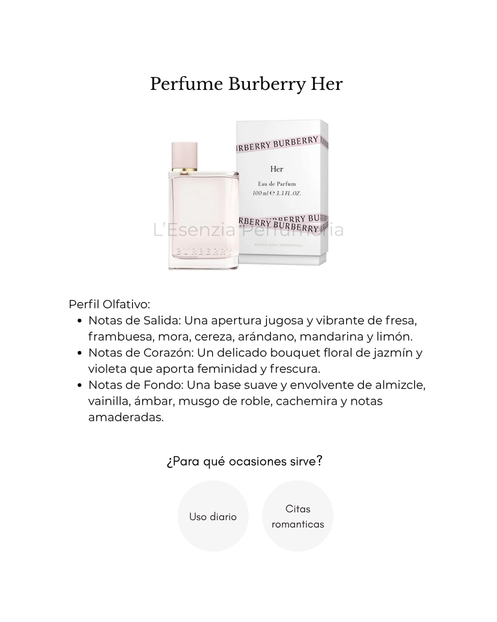 Perfume Burberry Her