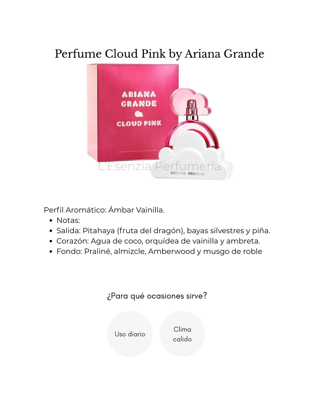 Perfume Cloud Pink by Ariana Grande