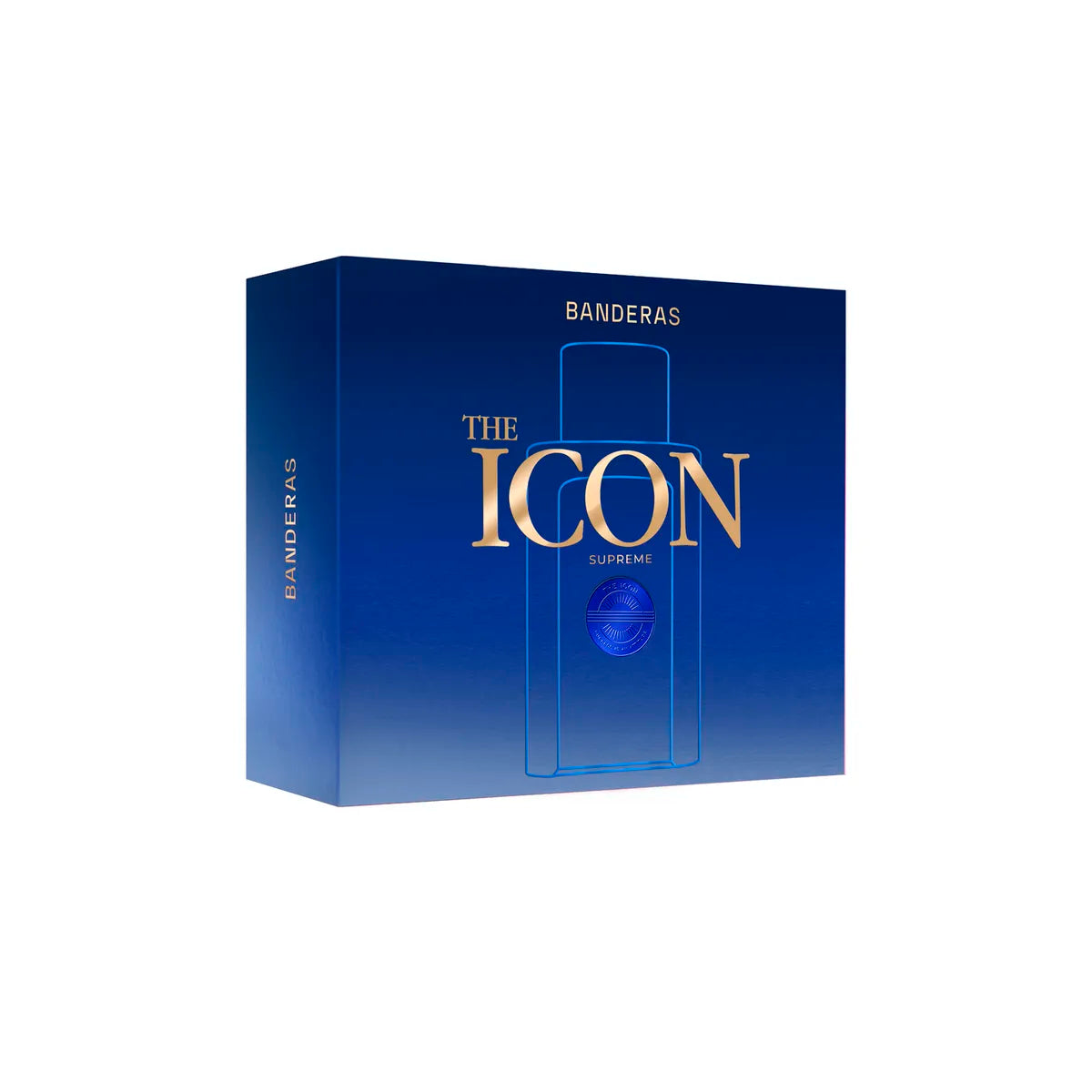 Set de Perfume Hombre Banderas Incluye The Icon Supreme for Men 100 ml + Desodorante Original