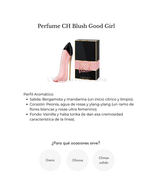 Perfume CH Blush Good Girl